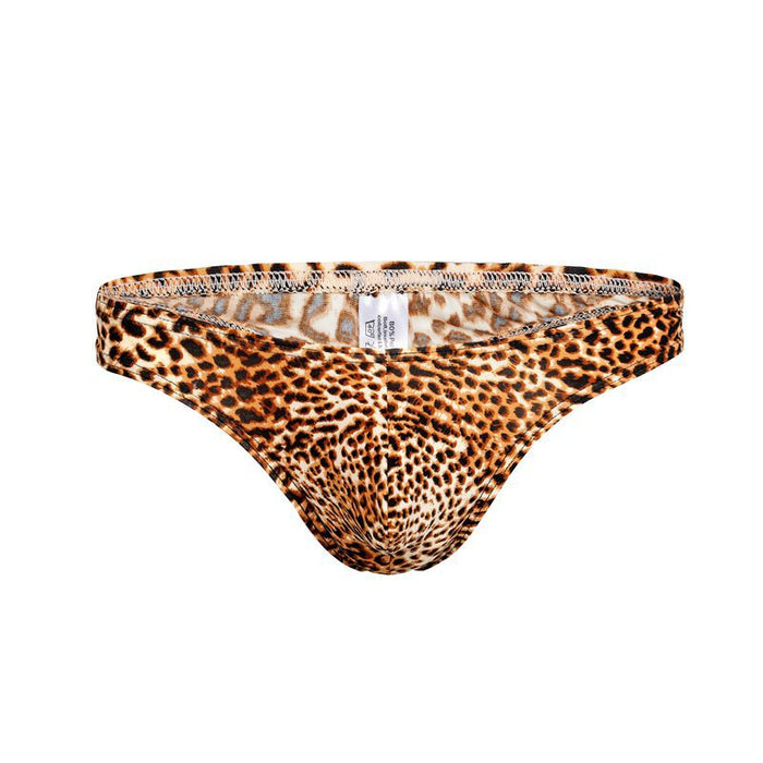 FINAL SALE - 3 pack Leopard Print Thongs for Men JEWYEE B205