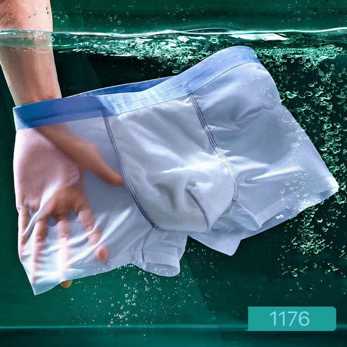 JEWYEE MENS UNDERWEAR. Ultra thin ice silk mesh. Feels like a cool breeze.