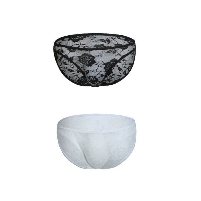 JEWYEE XM 896 -The Sheer Geometric Contour Briefs | Premium High-Flex Men's Underwear