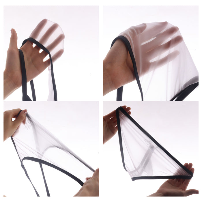 4-pack Men’s Ultra-Thin Ice Silk Briefs – Sheer, Low-Rise with Thin Waistband JEWYEE AY 886