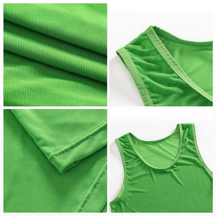 JEWYEE 1301- Men’s Ultra-Thin Ice Silk Mesh Tank Top – Lightweight, Breathable & Cooling