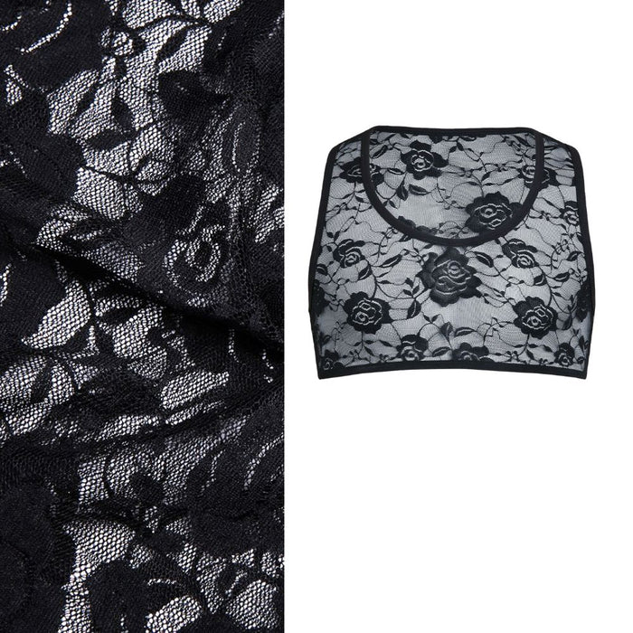JEWYEE XM 897-The Sculpted Lace Muscle Crop | Ultra-Stretch Men's Sleeveless Vest