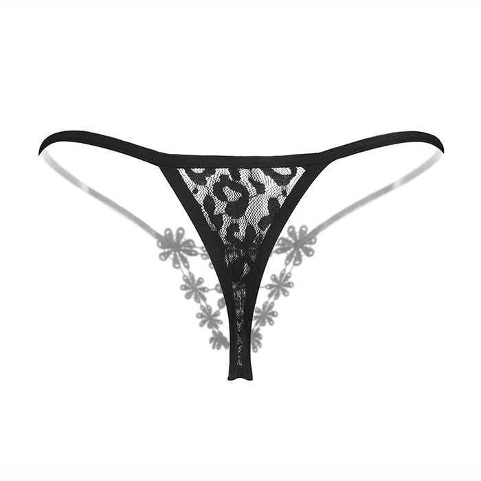 FINAL SALE - 6 Pack - Embroidery Thongs for Women  JEWYEE 2170