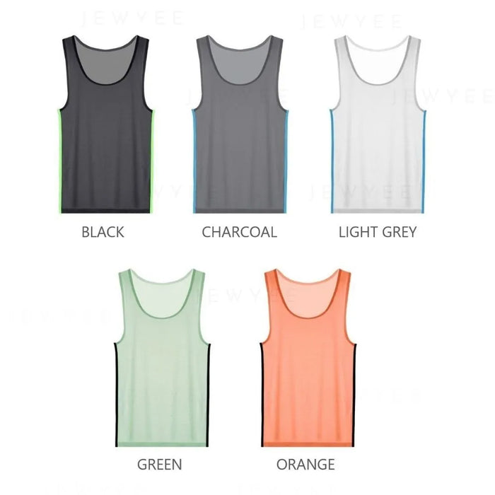 JEWYEE MENS UNDERWEAR. Men's Ice Silk Tank Top and Brief-Lined Shorts. Silky smooth fabric. Comfort with every touch. Put it on, dry sweat off