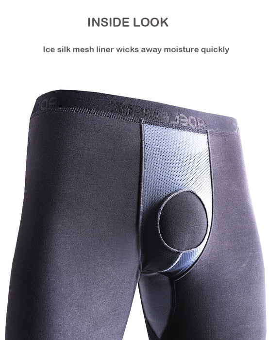 FINAL SALE - Upward Dual-Pouch Long Johns for Men JEWYEE KM185