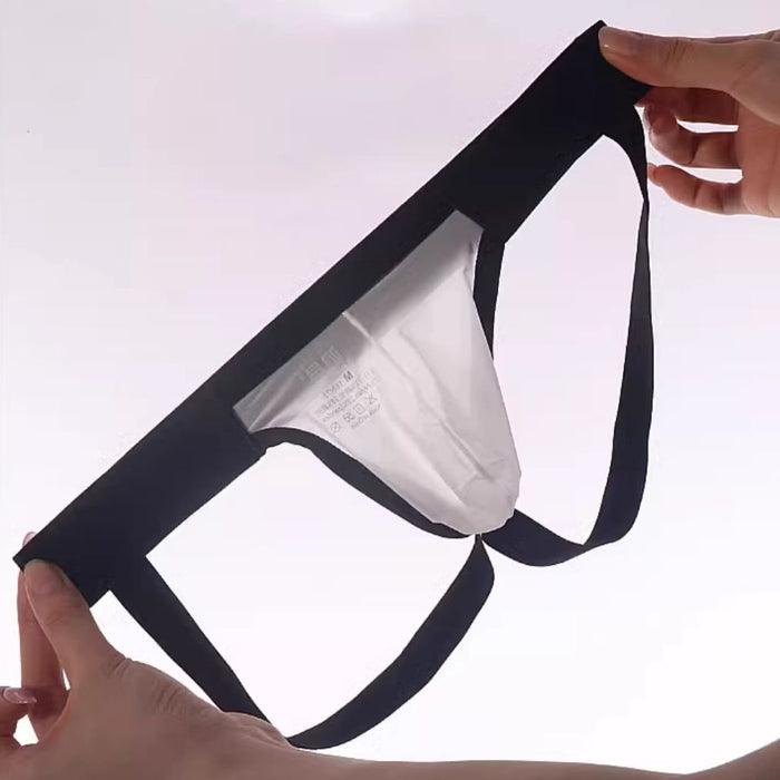 4-Pack Men’s Sheer Ice Silk Jockstrap - JEWYEE AY 1990
