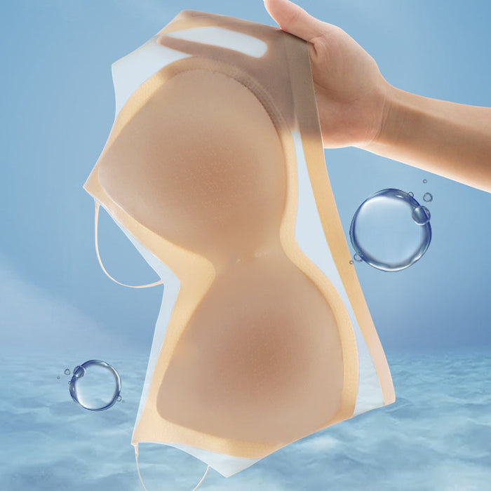 FINAL SALE - Ultra Thin Ice Silk Seamless Invisible Bra JEWYEE 016