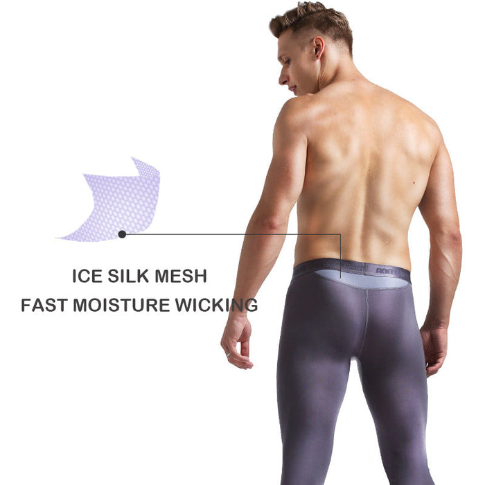 FINAL SALE - Upward Dual-Pouch Long Johns for Men JEWYEE KM185