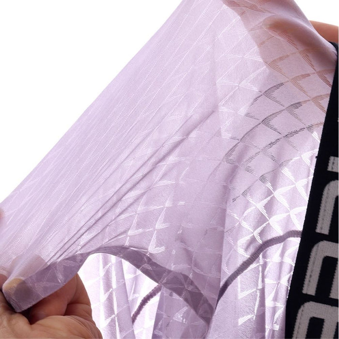 4-Pack Men's Cooling Mesh Ice Silk Underpants (4-Pack) - JEWYEE AY 1987