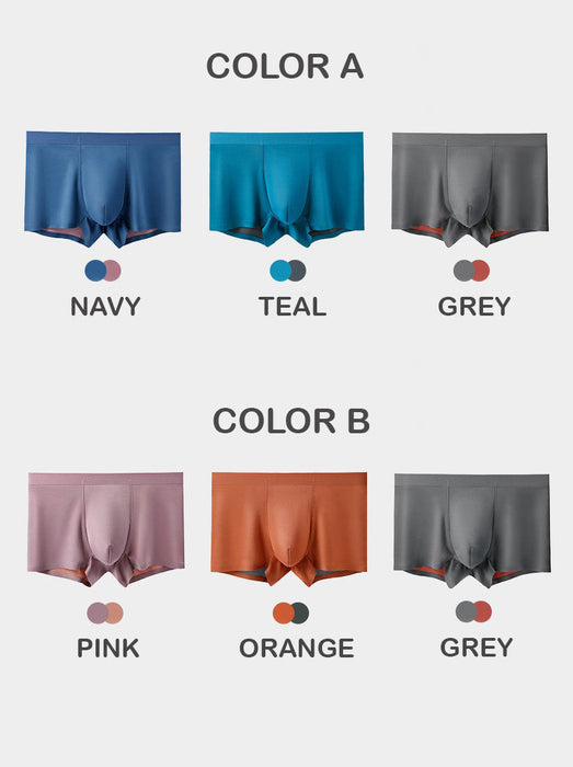 FINAL SALE -  (3 Pack)Men's Double-Face Modal Trunks - JEWYEE 1256