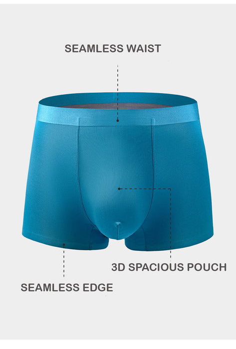 FINAL SALE -  (3 Pack)Men's Double-Face Modal Trunks - JEWYEE 1256