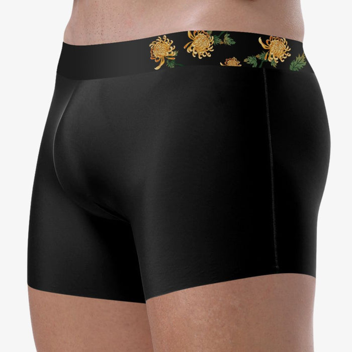 FINAL SALE - No-Chafe 3D SEAMLESS POUCH - Men's Ice Silk Underpants (4-Pack) -JEWYEE 8051