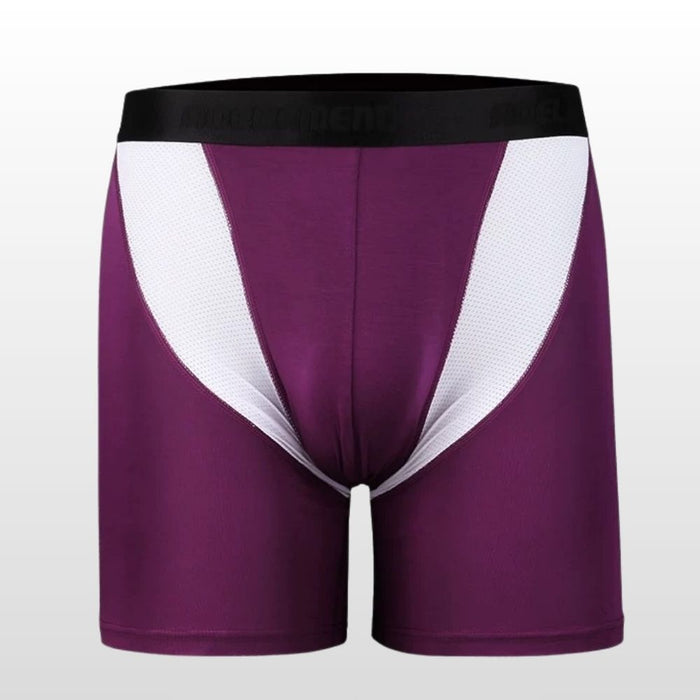 FINAL SALE - Men's Modal Boxer Briefs Up to Size 2XL  (3-Pack) -JEWYEE KM 189