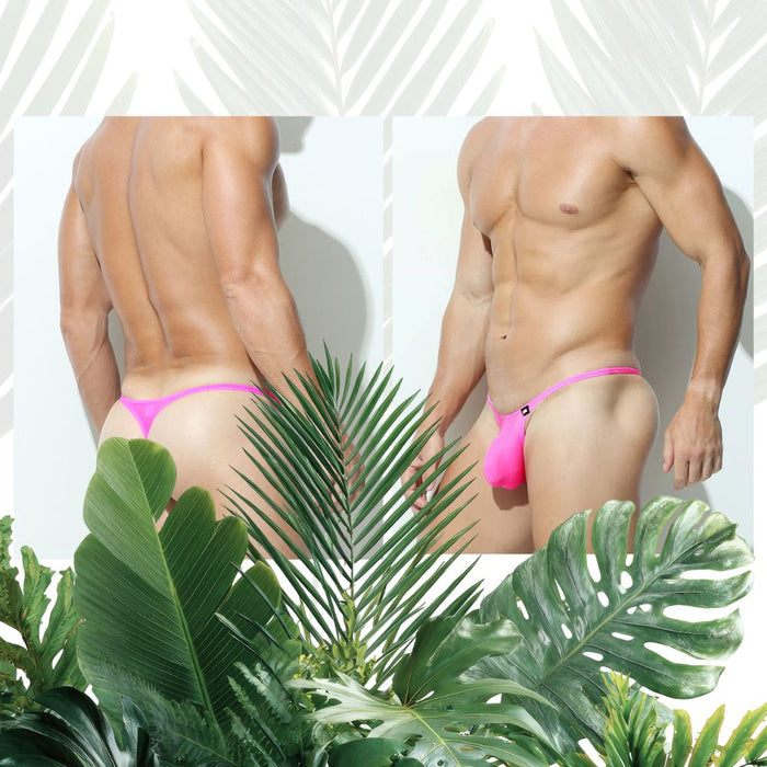JEWYEE AY 786 - 4-Pack Men’s Ice Silk Thongs - Ultra-Thin, Cooling, Breathable with Extended Contour Pouch