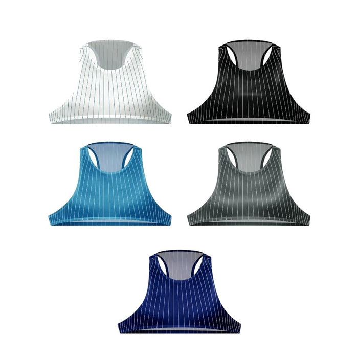 JEWYEE AY 794 - Men's Satin Ice Silk Cropped Tank Tops | Athletic Fit Tanks