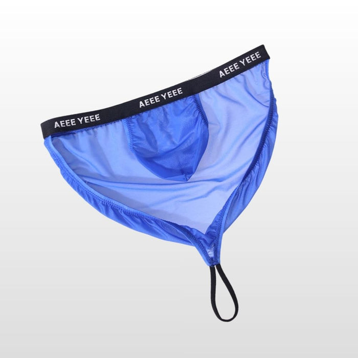 JEWYEE AY 760- 4-pack Men’s Sheer Ultra-Thin Ice Silk Briefs – Fit with Adjustable Support