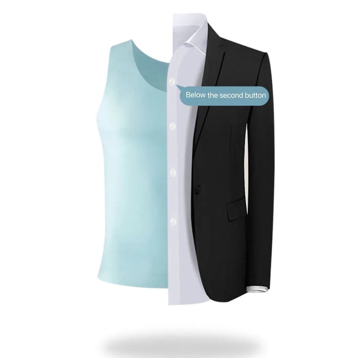 (3-Pack) Ultra Thin Ice Silk Seamless Tank Top for Men JEWYEE BX006