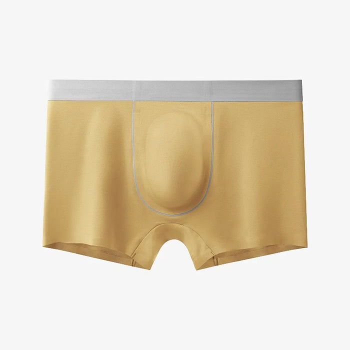 FINAL SALE - Men's  3D Seamless No-chafe Pouch LENZING Modal Trunks (4 pack) - JEWYEE 8808