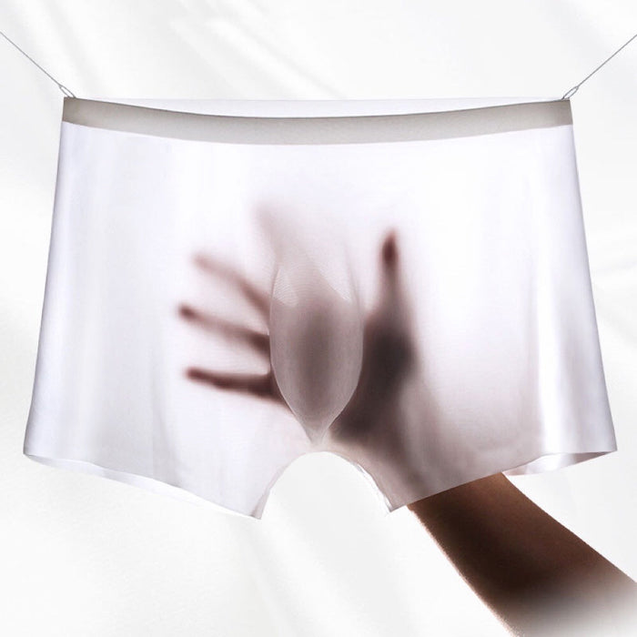 FINAL SALE - (5-Pack) No-Chafe POUCH - Men's Ultra Thin Ice Silk Underpants -JEWYEE 8052