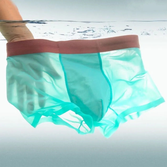 FINAL SALE - Men's Ultra Thin Ice Silk Trunks (5-Pack) JEWYEE - J01