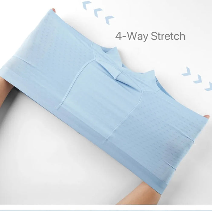 FINAL SALE - (4-Pack) Men's Ice Silk Mesh Trunks JEWYEE 6631
