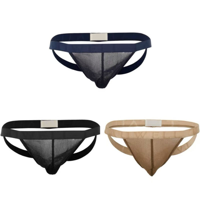 FINAL SALE - Men's Jockstraps (3-Pack) - JEWYEE 23105