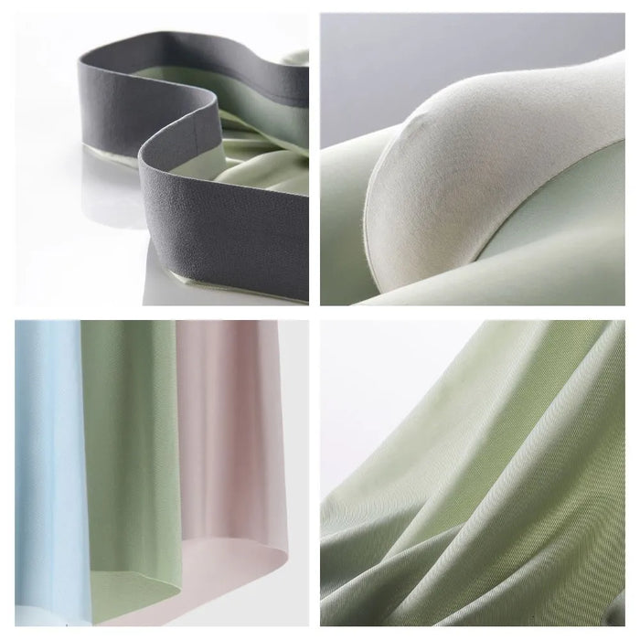 FINAL SALE - Men's Ultra Thin Ice Silk Trunks (5-Pack) JEWYEE - ZJ009