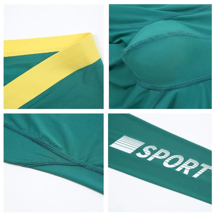Men's Ice Silk Sports Leggings - JEWYEE 811