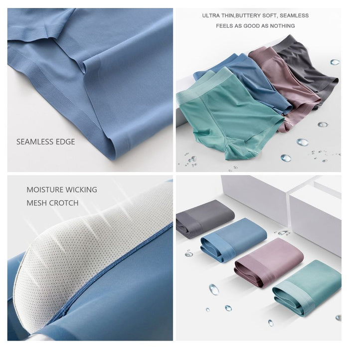 5-Pack Ultra Thin Ice Silk Underpants for Men JEWYEE 1118
