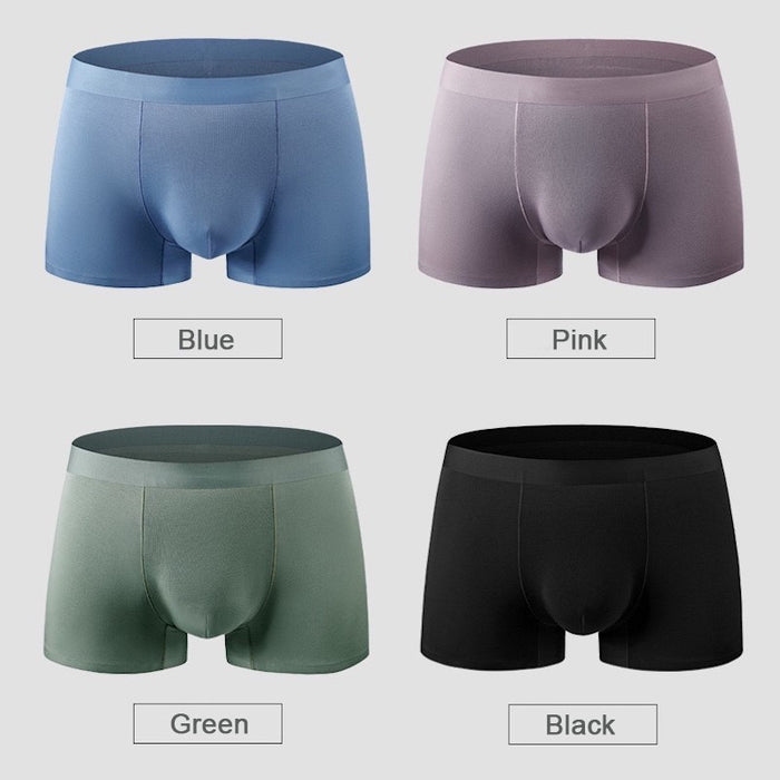 FINAL SALE -  (4 Pack) Up To Size XXL Super Soft Modal Under Pants for Men- JEWYEE 1170
