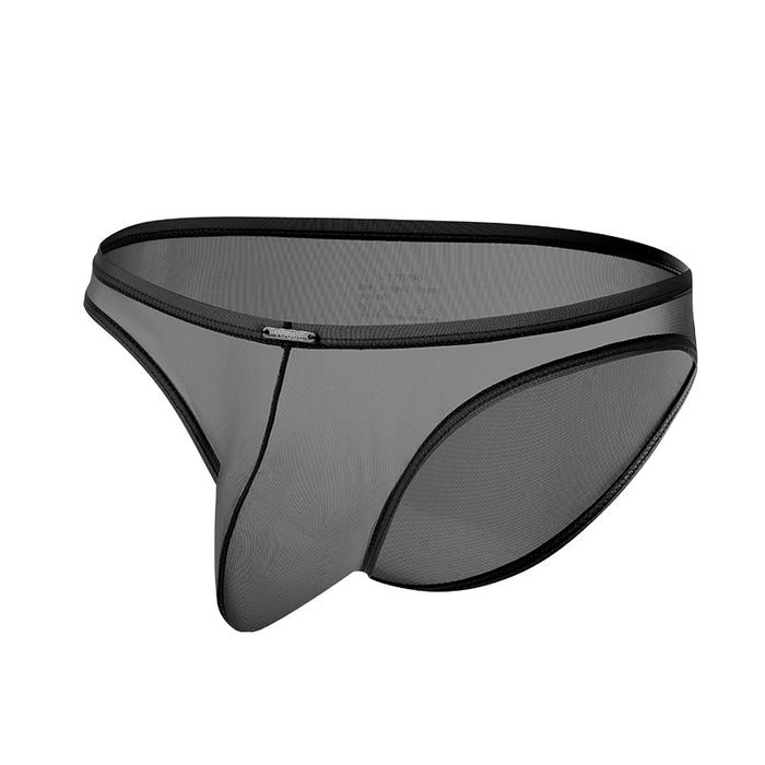 JEWYEE 8801- 4-pack Men’s Ultra-Thin Ice Silk Cooling See-through Briefs – Lightweight & Breathable