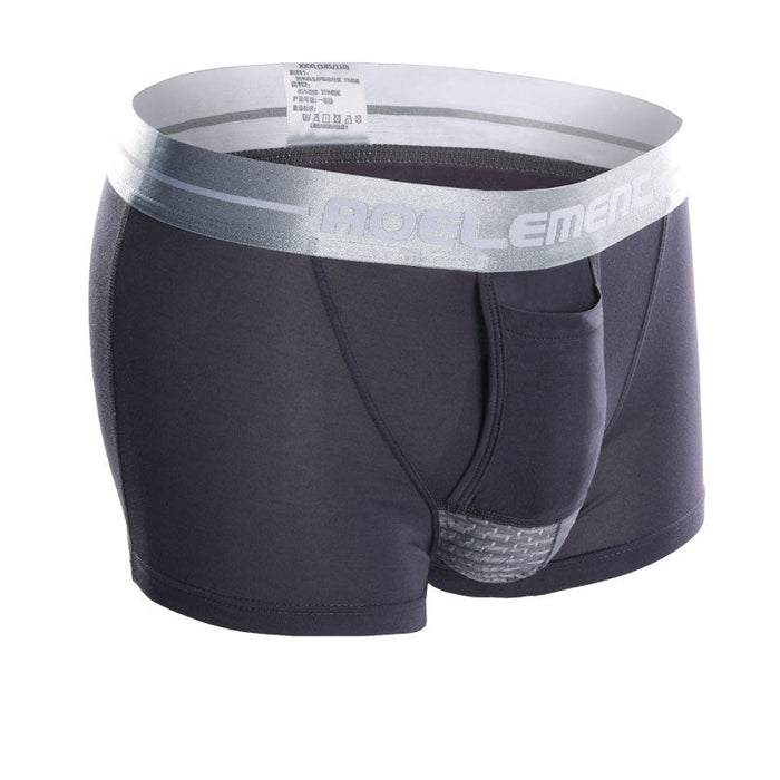 FINAL SALE - (4-Pack) Upward Dual Pouch Trunks for Men JEWYEE 035