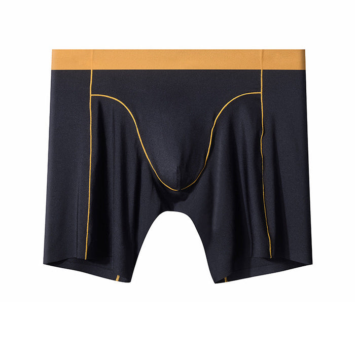 4-Pack Men's Ultra Thin Ice Silk Boxer Briefs Up to Size 3XL  -JEWYEE JC03