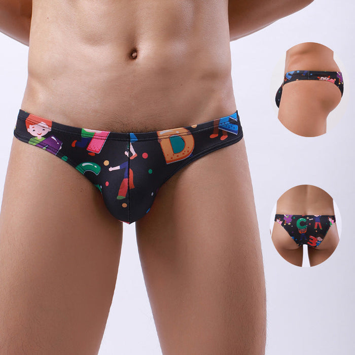 FINAL SALE -  (4-Pack ) Men's Printed Briefs - JEWYEE C1-14