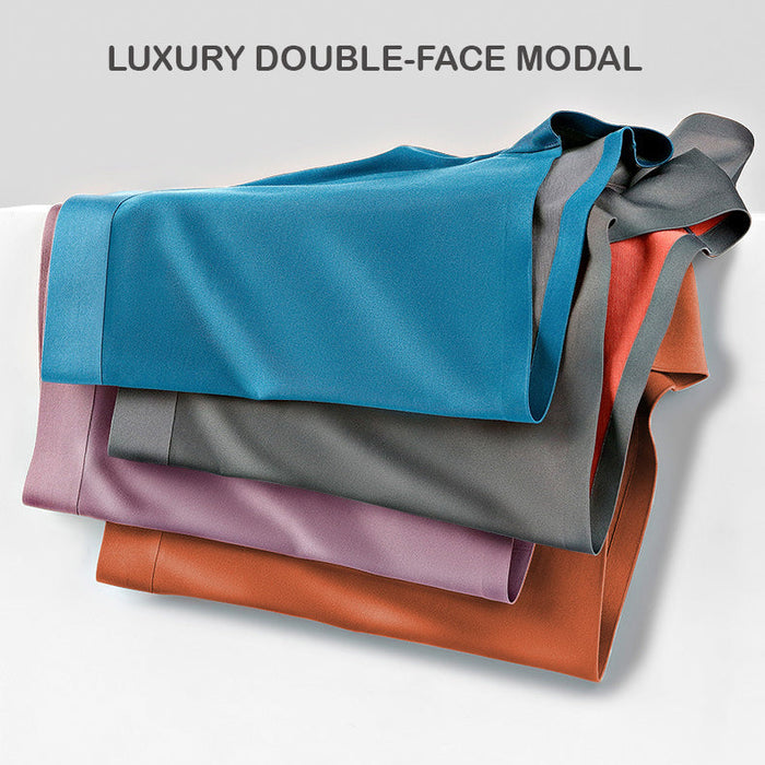 FINAL SALE -  (3 Pack)Men's Double-Face Modal Trunks - JEWYEE 1256