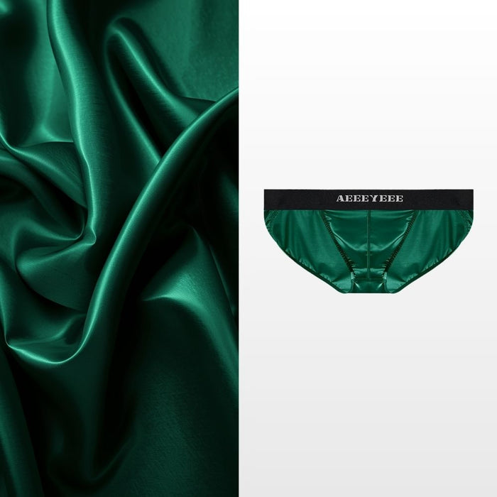 JEWYEE AY 770- 4-pack Men’s Ultra Thin Satin Ice Silk Briefs