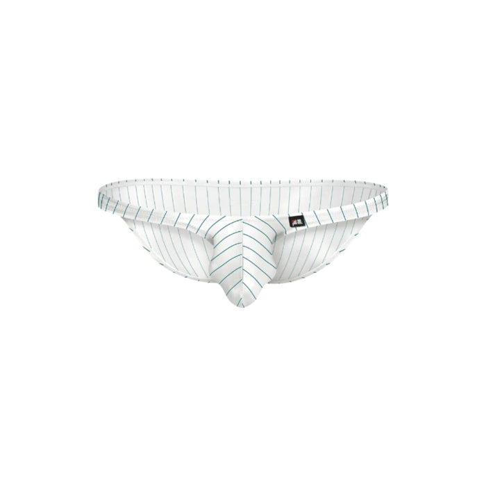 JEWYEE AY 725 - 4-Pack Men’s Satin Ice Silk Striped Briefs - Cooling, Breathable with Extended Contour Pouch
