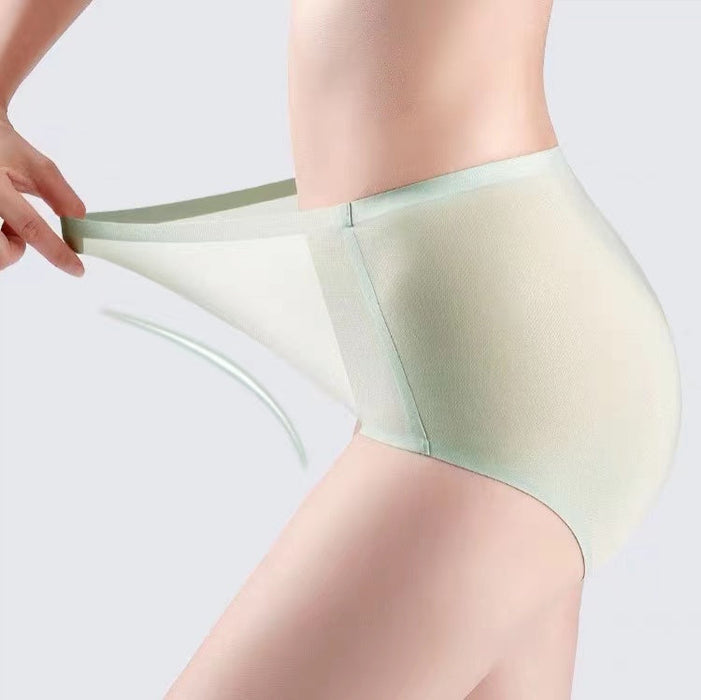 FINAL SALE - 5 PACK- Ultra Thin Ice Silk Panties for Women - JEWYEE 1190