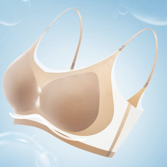 FINAL SALE - Ultra Thin Ice Silk Seamless Invisible Bra JEWYEE 016