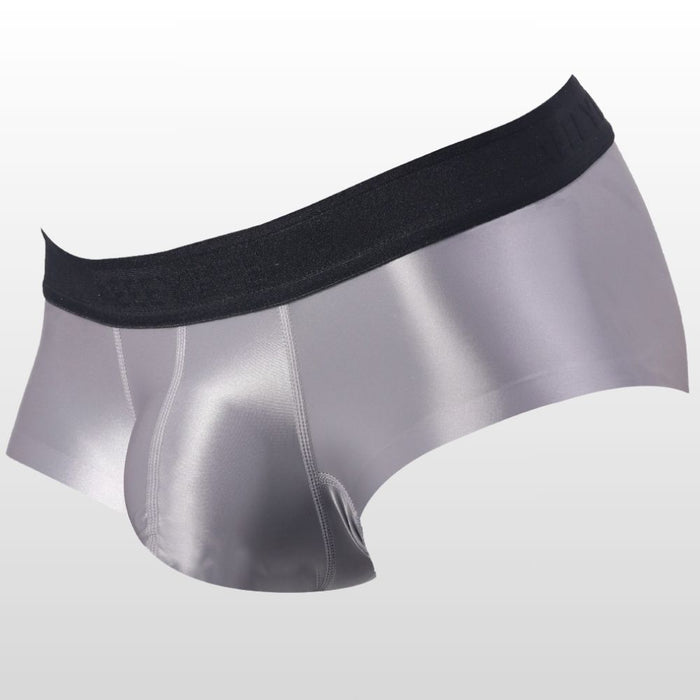 3-Pack Men's Satin-Finish Ice Silk Low-Rise Underwear - JEWYEE AY 876