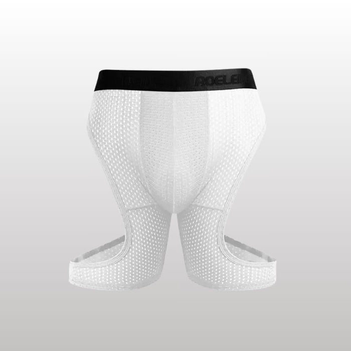 FINAL SALE - Running Men Ice Silk Mesh Underpants (3-Pack) JEWYEE KM211