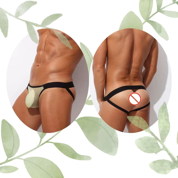4-Pack Men’s Sheer Ice Silk Jockstrap - JEWYEE AY 1990