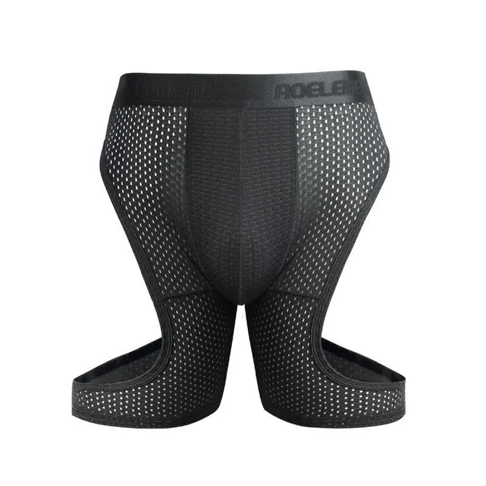 FINAL SALE - Running Men Ice Silk Mesh Underpants (3-Pack) JEWYEE KM211