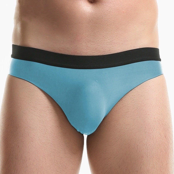 FINAL SALE - (4-Pack) No chafe  Pouch - Men's Ultra Thin Ice silk Briefs - JEWYEE 406