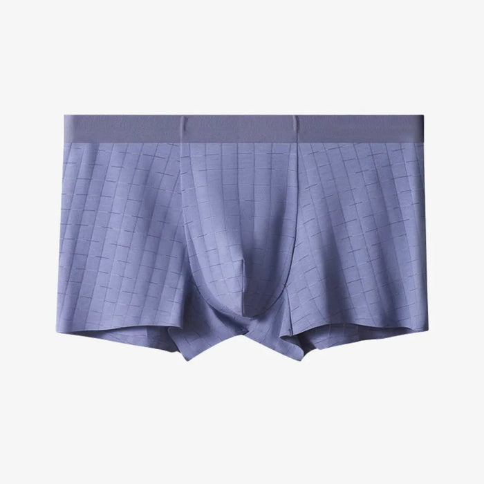 FINAL SALE - 4-Pack Men's Cotton Trunks with Silk Crotch - Jewyee M813