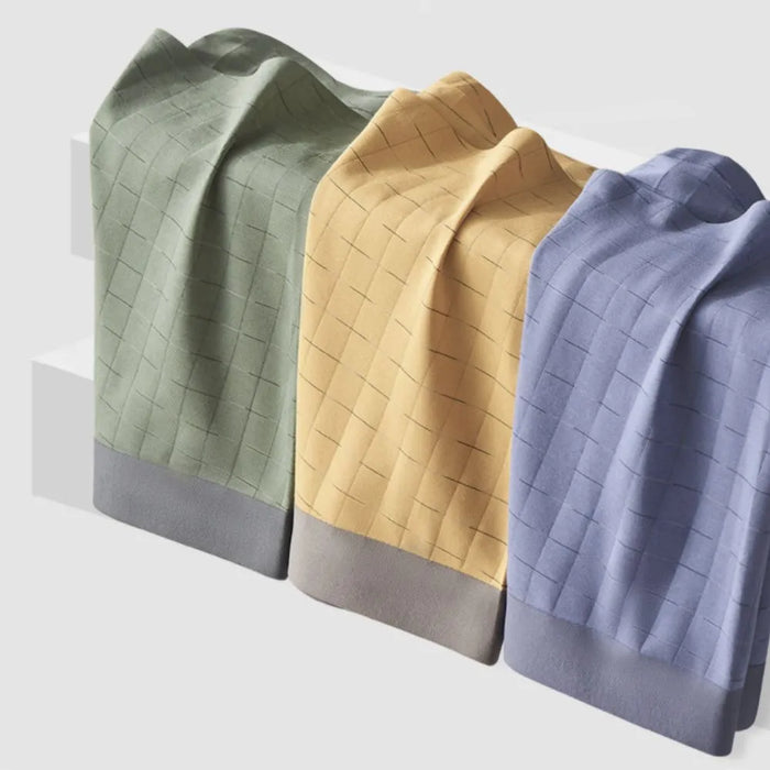 FINAL SALE - 4-Pack Men's Cotton Trunks with Silk Crotch - Jewyee M813