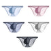  Ultra thin mesh ice silk BRIEFS. Seamless. Silk feeling. Featherlight. 4-Way stretch. Moisture wicking. Fast Dry. JEWYEE MEN'S UNDERWEAR.