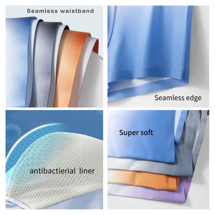 FINAL SALE -4 Pack Men's Gradient Ice Silk Trunks- JEWYEE - YL001