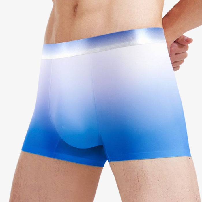 FINAL SALE -4 Pack Men's Gradient Ice Silk Trunks- JEWYEE - YL001