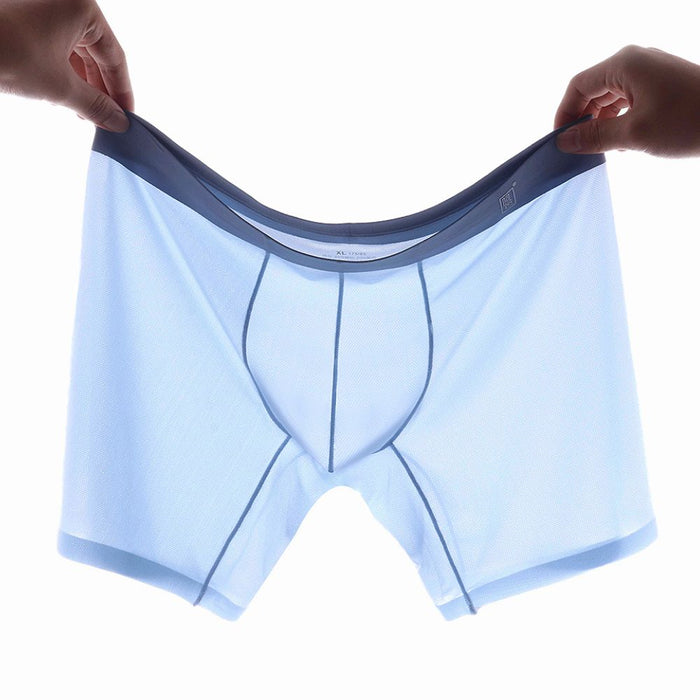 JEWYEE MEN'S SPORT UNDERWEAR. Men's Ultra Thin Ice Silk Boxer Briefs Up to Size XXL